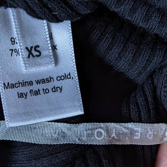 Are You Am I Anke Romper Black Ribbed Bodysuit - Picture 4 of 8